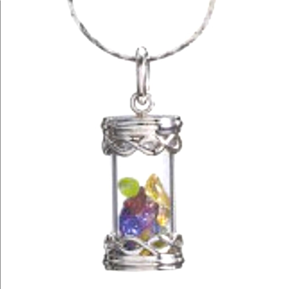 ISO: Silver Vial Crystal Necklace